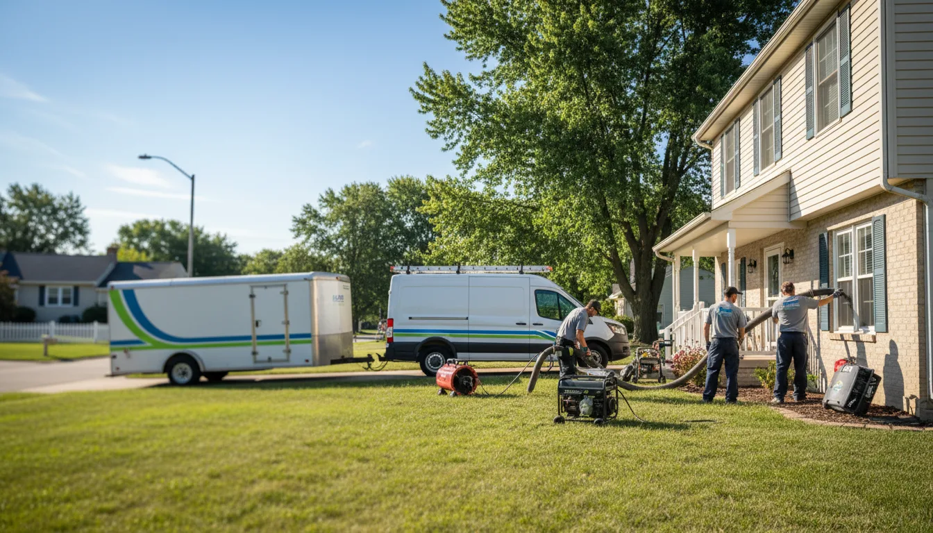 Flooded Basement Restoration And Cleanup With Repair in Teeds Grove, IA near me